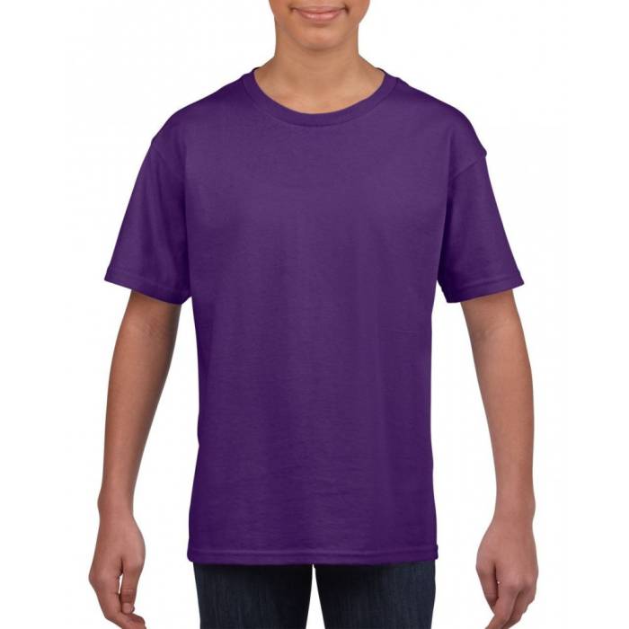 Gildan SoftStyle gyerekpóló, Purple, XS - Purple<br><small>GO-GIB64000PU-0</small>