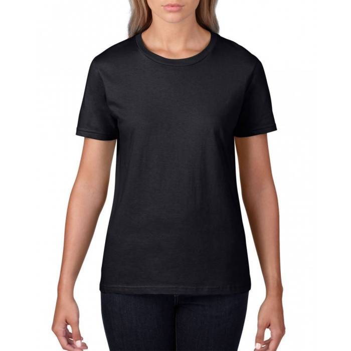 Gildan Premium női póló, Black, S
