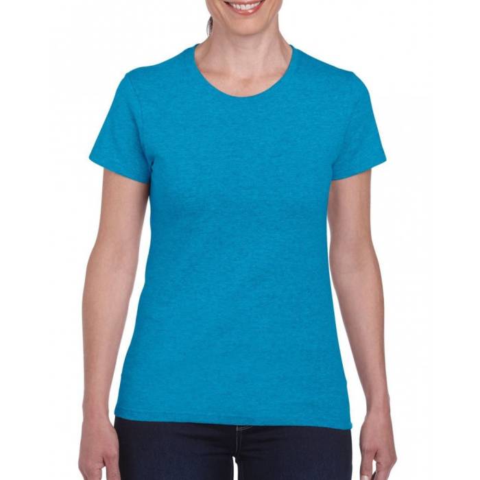 Gildan Heavy női póló, Heather Sapphire, 2XL - Heather Sapphire<br><small>GO-GIL5000HSH-5</small>