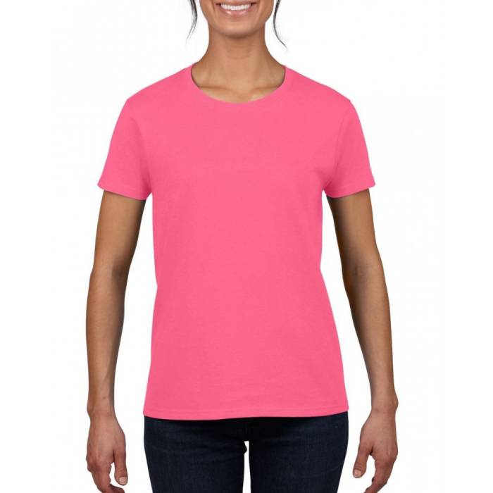 Gildan Heavy női póló, Safety Pink, S