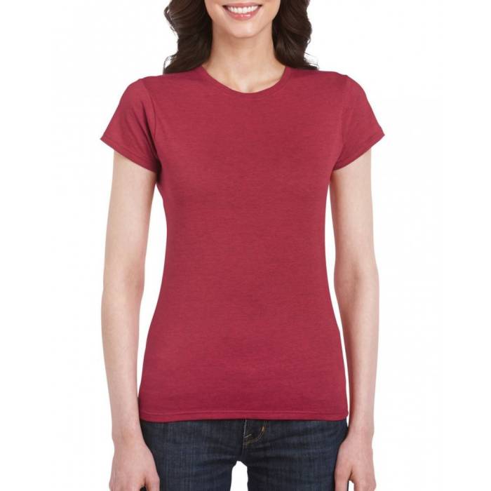 Gildan SoftStyle női póló, Antique Cherry Red, XL