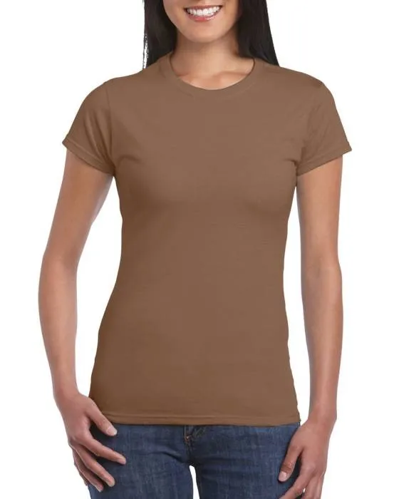 Gildan SoftStyle női póló, Chestnut, 2XL - Chestnut<br><small>GO-GIL64000CS-5</small>