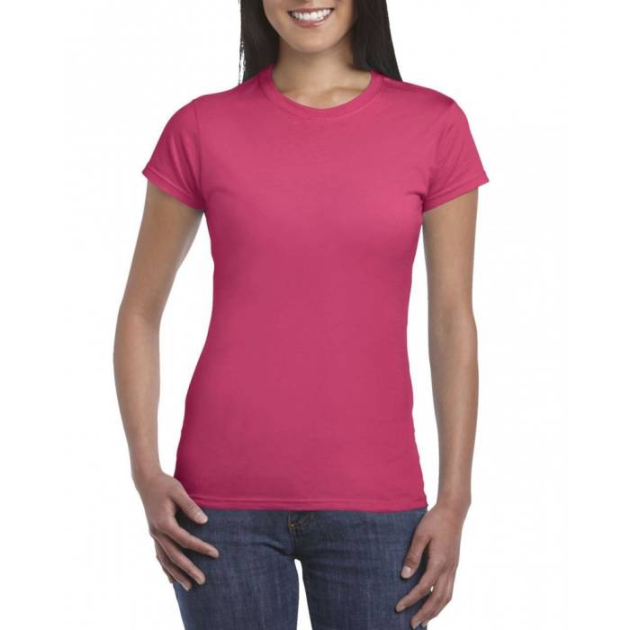 Gildan SoftStyle női póló, Heliconia, 2XL