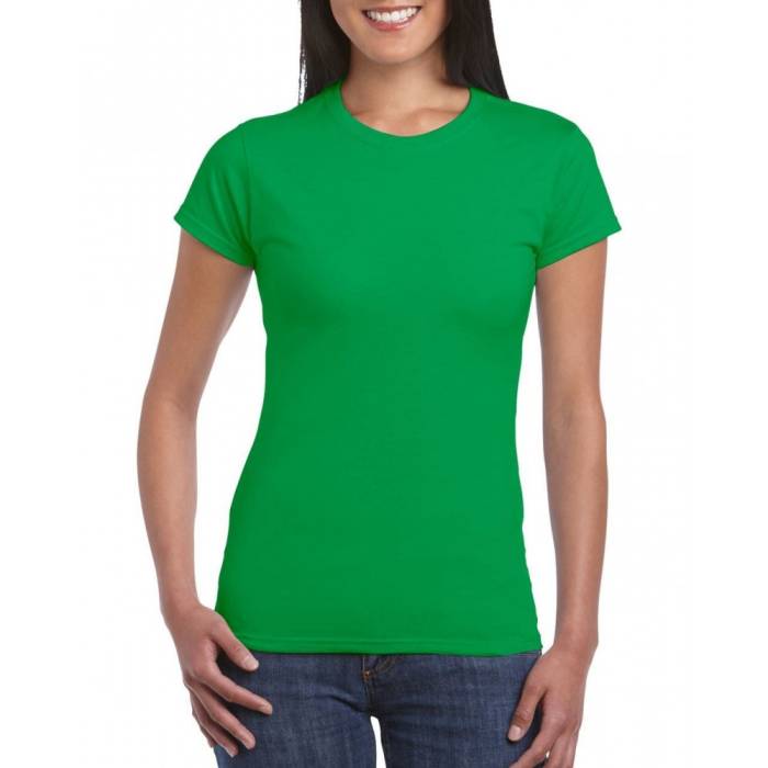Gildan SoftStyle női póló, Irish Green, S