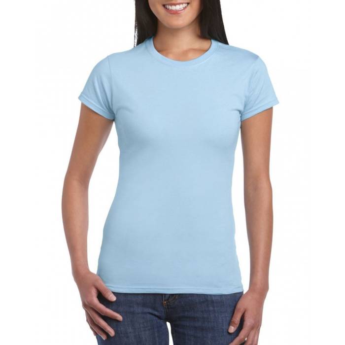 Gildan SoftStyle női póló, Light Blue, XL