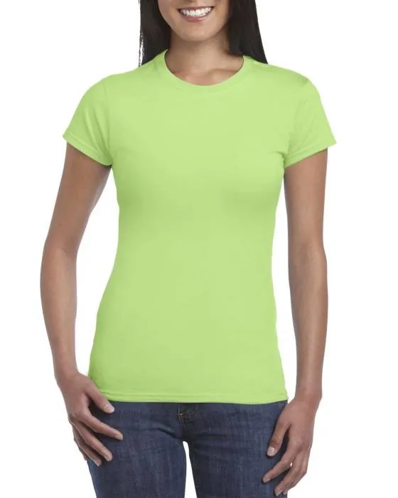 Gildan SoftStyle női póló, Mint Green, S - Mint Green<br><small>GO-GIL64000MIN-1</small>