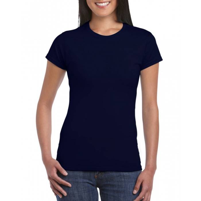 Gildan SoftStyle női póló, Navy, M