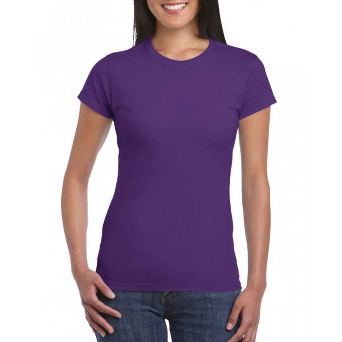 Gildan SoftStyle női póló, Purple, M - Purple<br><small>GO-GIL64000PU-2</small>