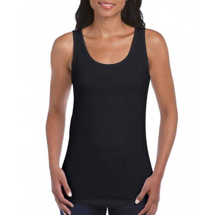 Gildan SoftStyle női trikó, Black, S