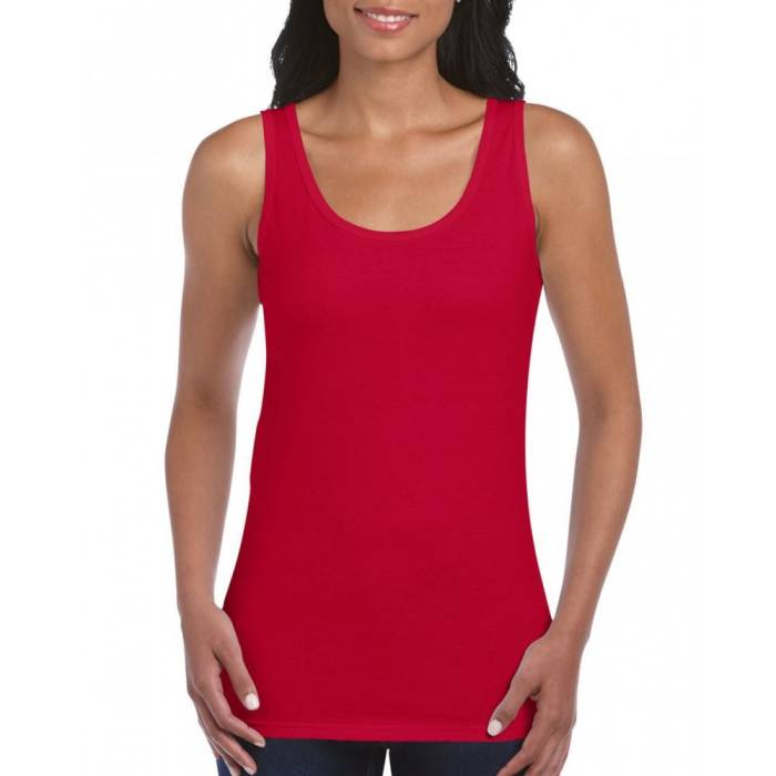 Gildan SoftStyle női trikó, Cherry Red, S