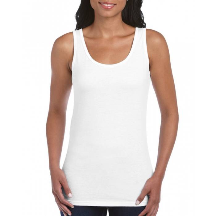 Gildan SoftStyle női trikó, White, XL