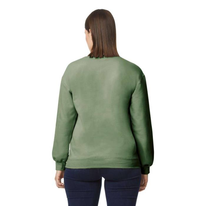 Gildan Softstyle pulóver, Military Green, L