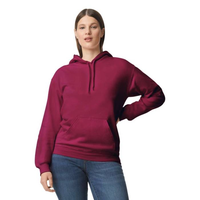 Gildan Softstyle kapucnis pulóver, Maroon, S - Maroon<br><small>GO-GISF500MA-1</small>