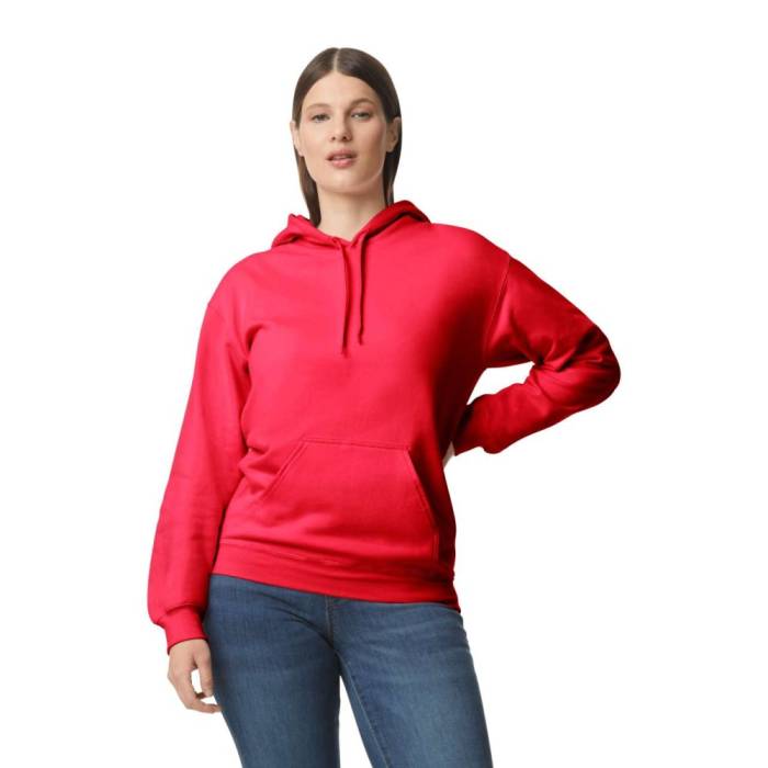 Gildan Softstyle kapucnis pulóver, Red, XL - Red<br><small>GO-GISF500RE-4</small>