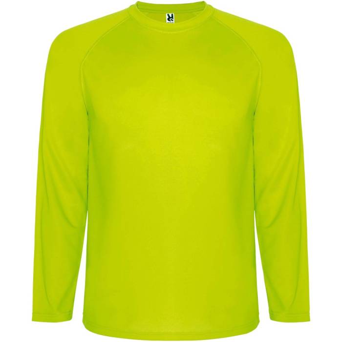 Roly Montecarlo hosszúujjú gyerek sportpóló, Fluor Yellow, - Fluor Yellow...<br><small>GO-K04151CD</small>