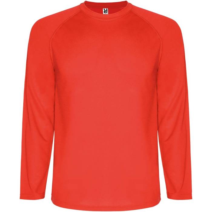 Roly Montecarlo hosszúujjú gyerek sportpóló, Red, 4 - Red<br><small>GO-K04154ID</small>