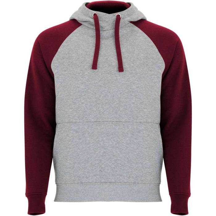 Roly Badet gyerek kapucnis pulóver, Heather grey, Garnet,  - Heather grey, Garnet...<br><small>GO-K1058B5E</small>