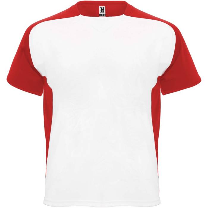 Bugatti rövid ujjú gyerek sportpóló, white, red, 4 - white, red<br><small>GO-K63998XD</small>