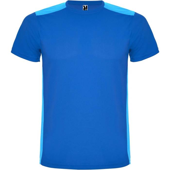 Detroit rövid ujjú gyerek sportpóló, royal blue, 4