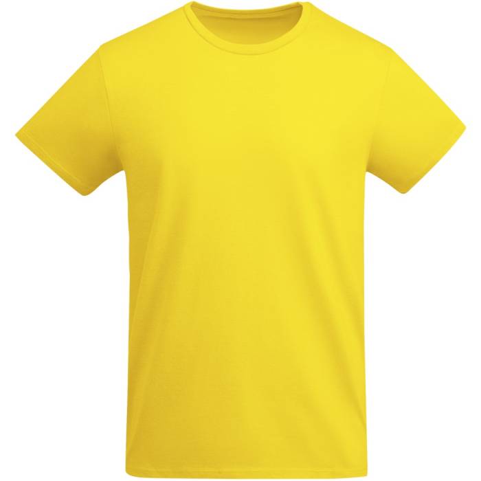 Roly Breda gyerek organikus pamut póló, Yellow, 3/4 - Yellow<br><small>GO-K66981BC</small>