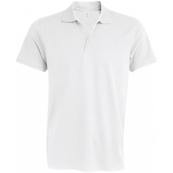 Kariban Mike férfi piké póló, White, XL - White<br><small>GO-KA239WH-4</small>