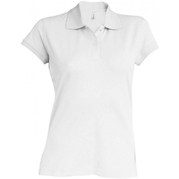Kariban Brooke női piké póló, White, XS