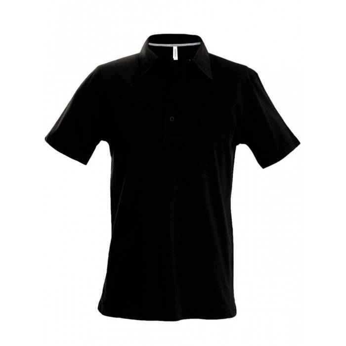 Kariban férfi piké póló, Black, XL