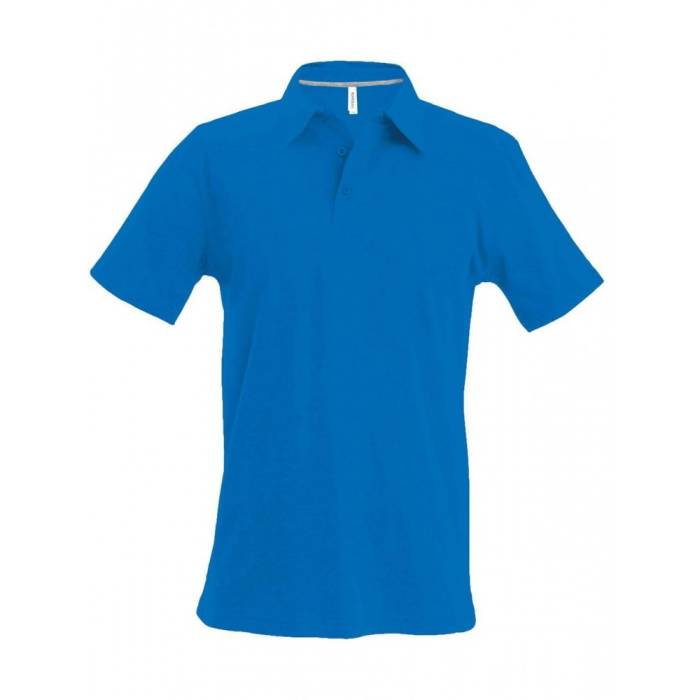 Kariban férfi piké póló, Light Royal Blue, XL