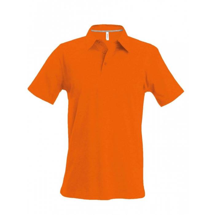 Kariban férfi piké póló, Orange, M