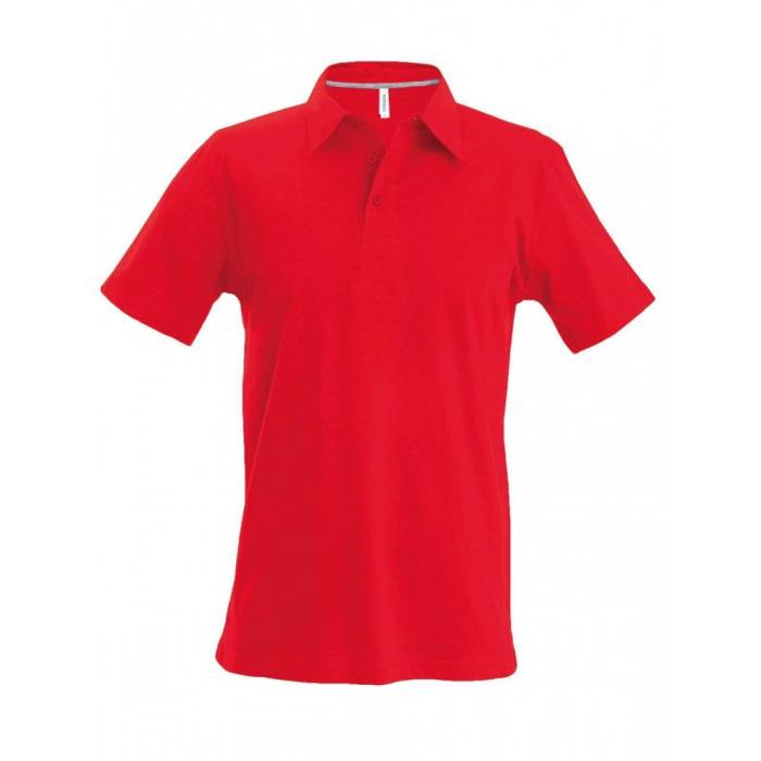 Kariban férfi piké póló, Red, S - Red<br><small>GO-KA241RE-1</small>