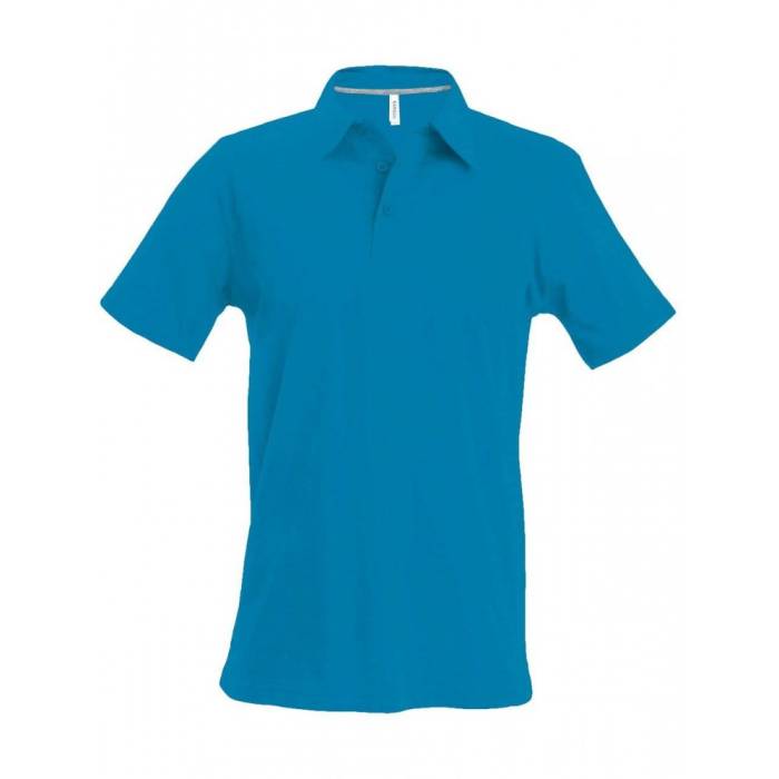 Kariban férfi piké póló, Tropical Blue, M