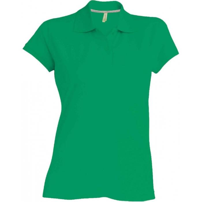 Kariban női Piké póló, Kelly Green, 2XL