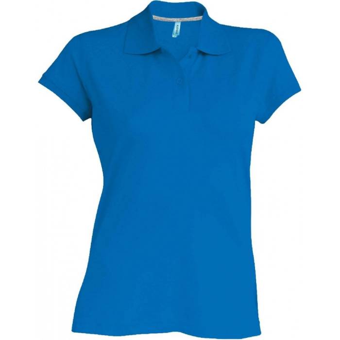 Kariban női Piké póló, Light Royal Blue, 2XL