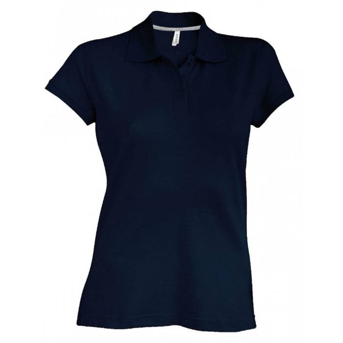 Kariban női piké póló, Navy, 3XL