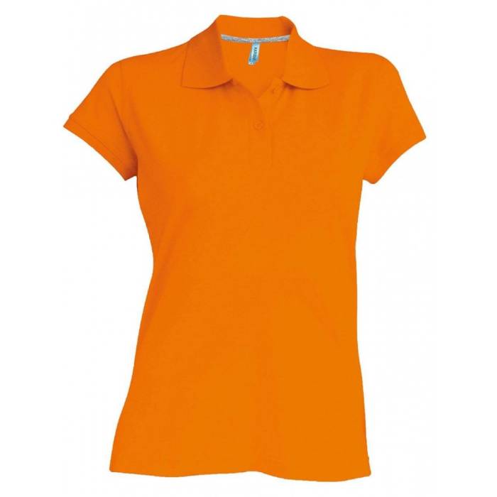 Kariban női Piké póló, Orange, S
