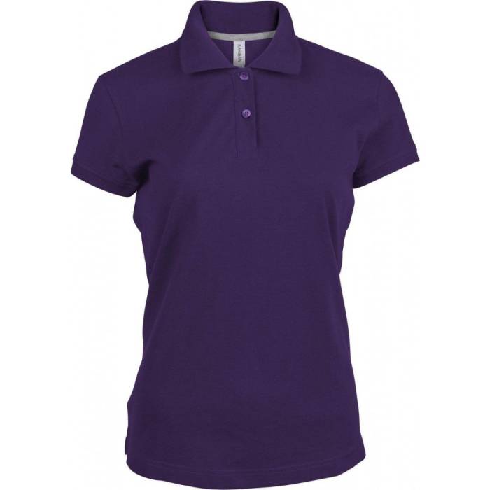 Kariban női Piké póló, Purple, S
