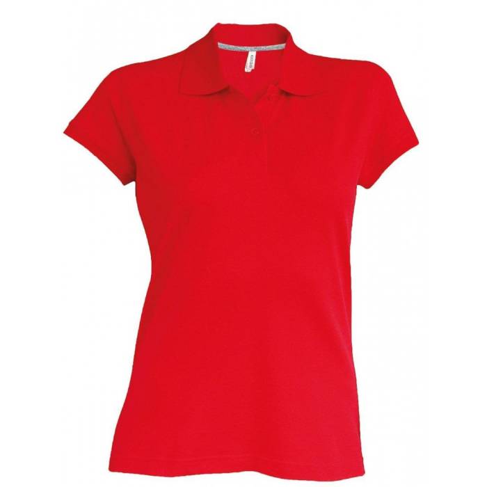 Kariban női piké póló, Red, S - Red<br><small>GO-KA242RE-1</small>