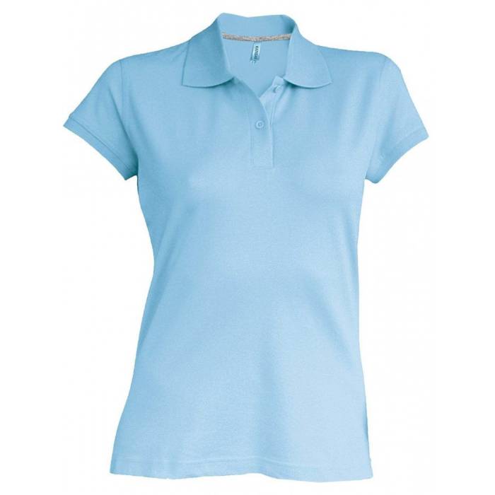 Kariban női Piké póló, Sky Blue, L - Sky Blue<br><small>GO-KA242SB-3</small>