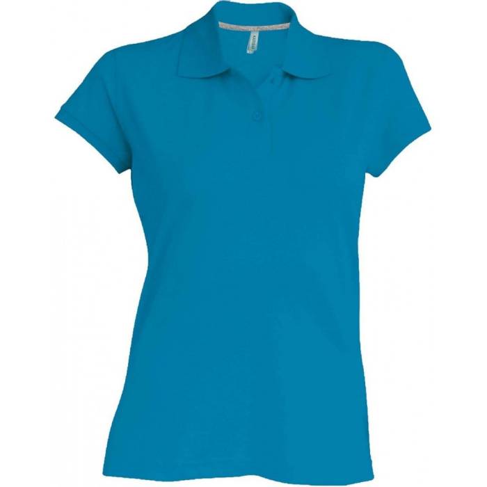 Kariban női Piké póló, Tropical Blue, XL