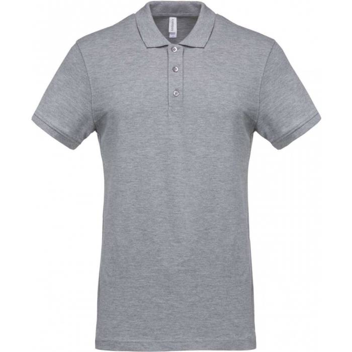 Kariban férfi piké póló, Oxford Grey, S - Oxford Grey<br><small>GO-KA254OXG-1</small>