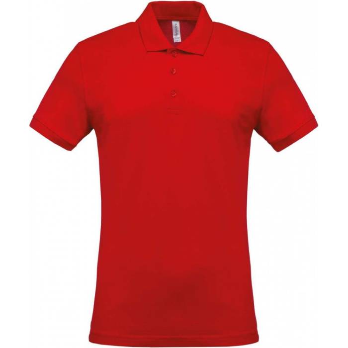 Kariban férfi piké póló, Red, M - Red<br><small>GO-KA254RE-2</small>