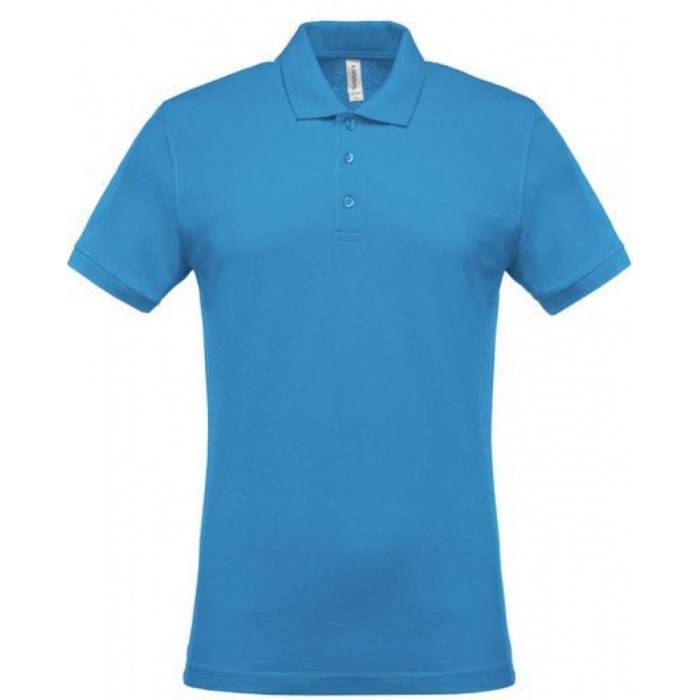 Kariban férfi piké póló, Tropical Blue, S