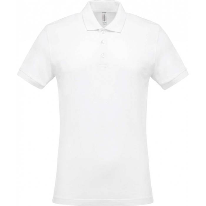 Kariban férfi piké póló, White, M - White<br><small>GO-KA254WH-2</small>