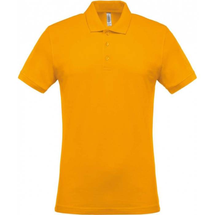 Kariban férfi piké póló, Yellow, 4XL