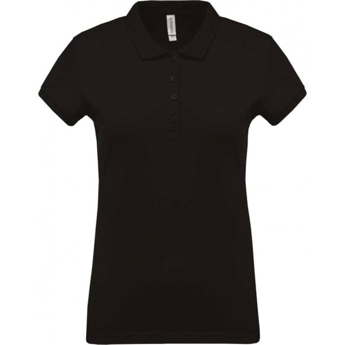 Kariban női piké póló, Black, XS