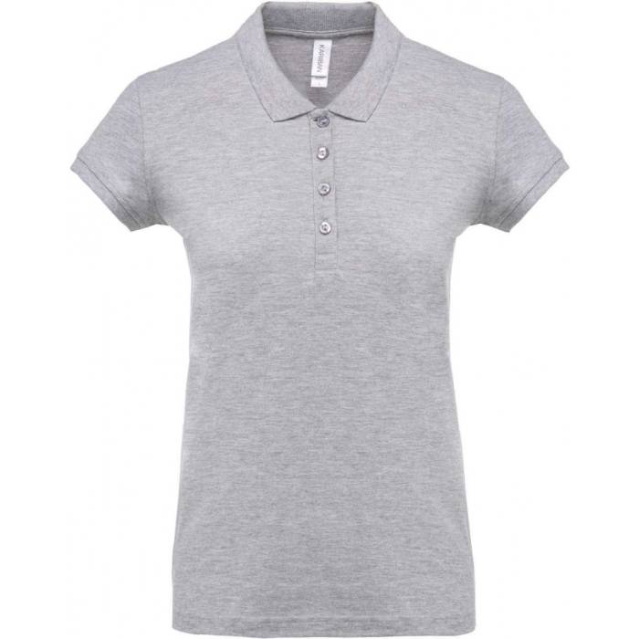 Kariban női piké póló, Snow Grey, XL