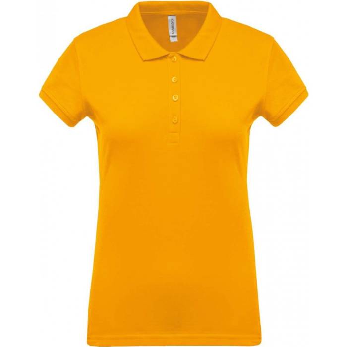 Kariban női piké póló, Yellow, S