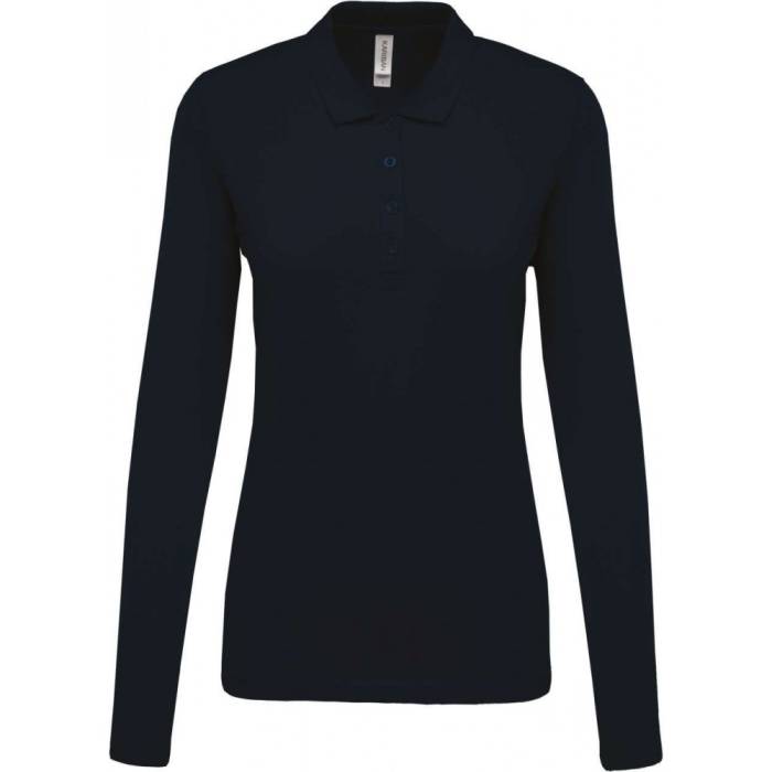 Kariban Női hosszúujjú piké póló, Navy, XL - Navy<br><small>GO-KA257NV-4</small>