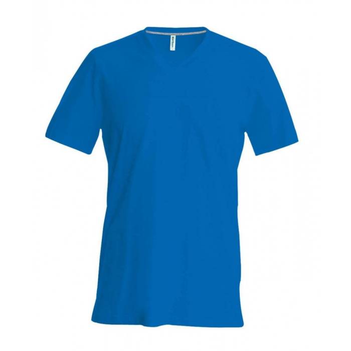 Kariban V-nyakú férfipóló, Light Royal Blue, S - Light Royal Blue<br><small>GO-KA357LRO-1</small>