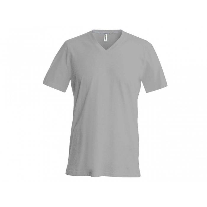 Kariban V-nyakú férfipóló, Oxford Grey, 3XL - Oxford Grey<br><small>GO-KA357OXG-6</small>